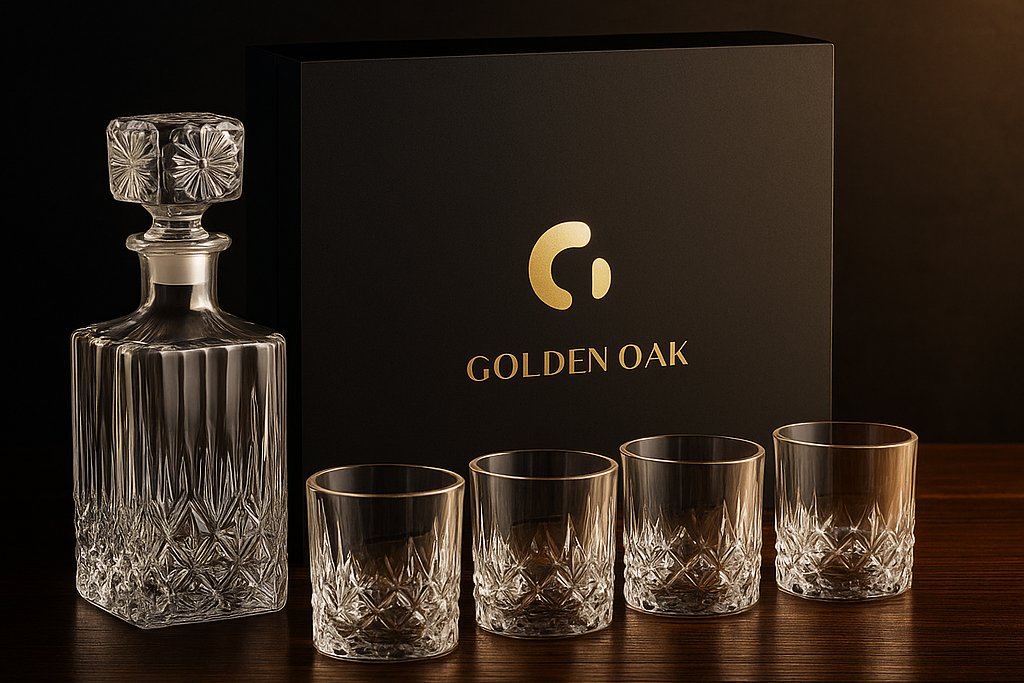 Whiskyglas-Set Glen & Oak