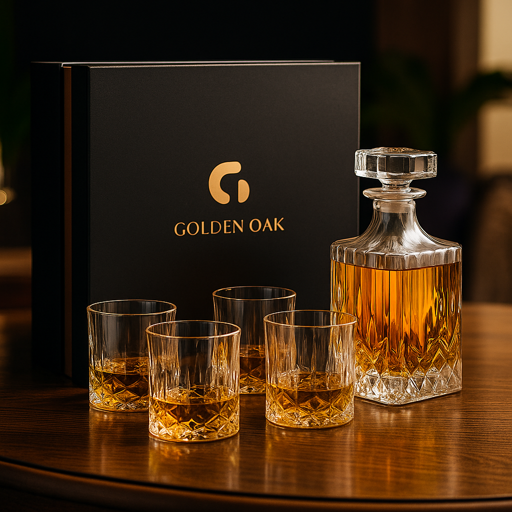 Whiskyglas-Set Glen & Oak