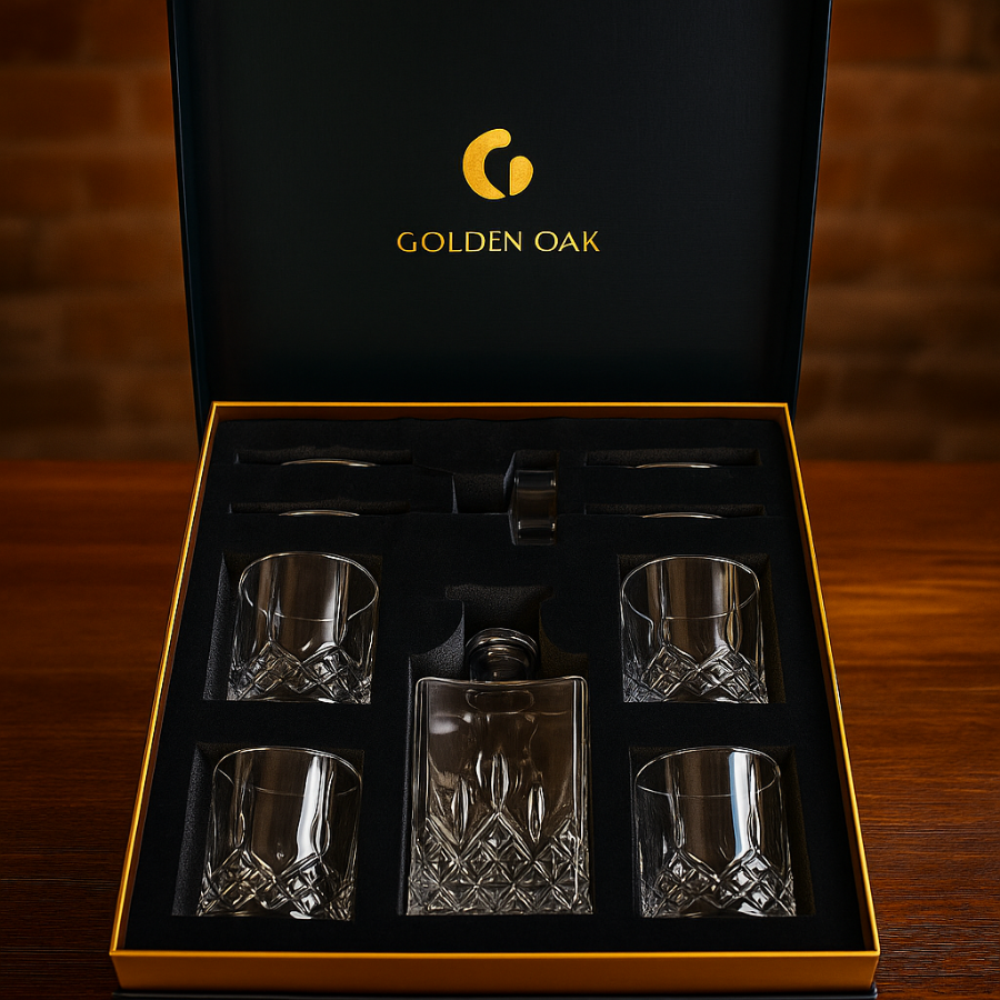 Whiskyglas-Set Glen & Oak